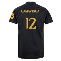 Camisa de time de futebol Real Madrid Eduardo Camavinga #12 Replicas 3º Equipamento 2023-24 Manga Curta